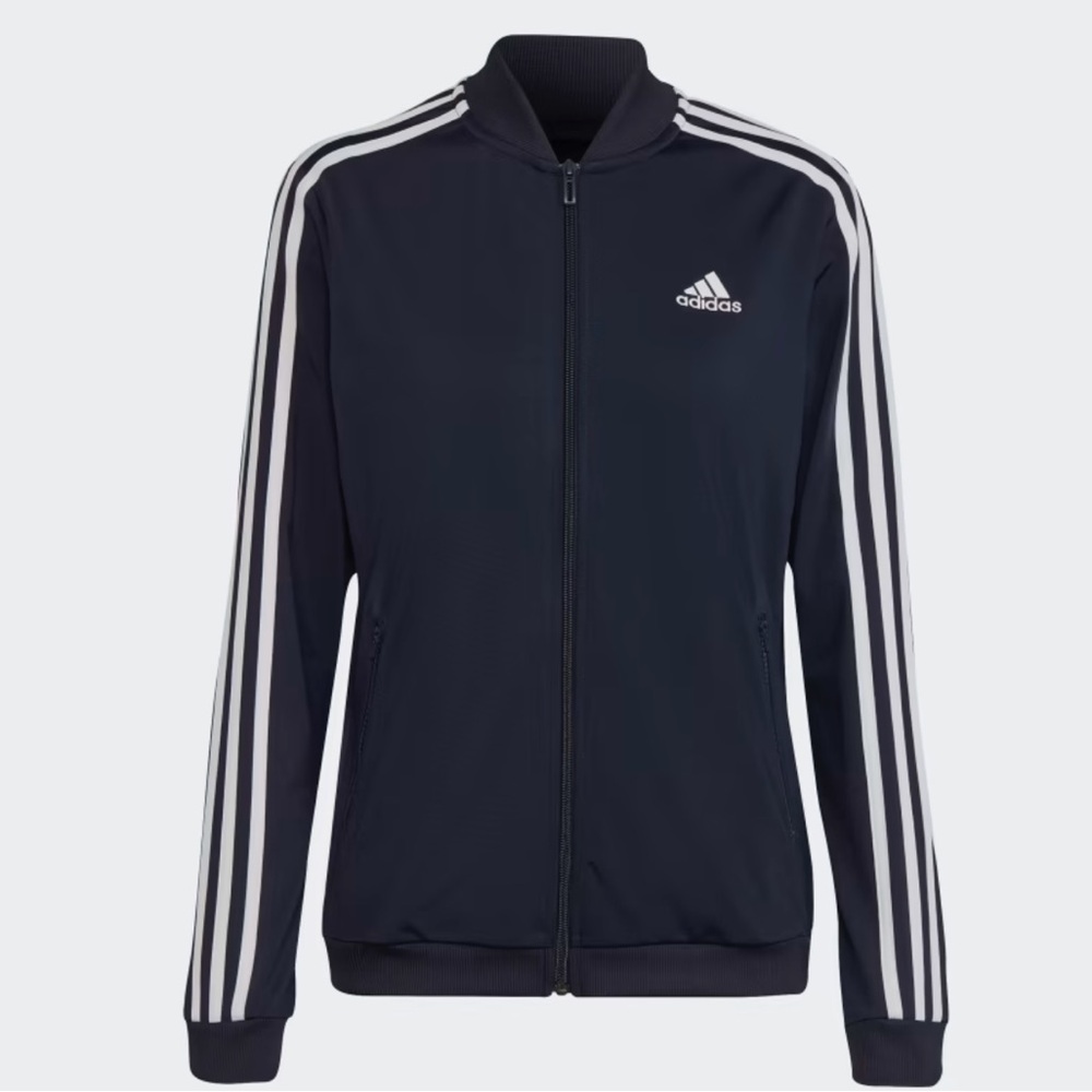 NEW ADIDAS Womens ESSENTIALS 3-STRIPES TRACK Jacket size: L
